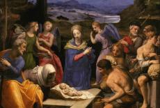 Adoration of the Shepherds, 1539 by Agnolo Bronzino