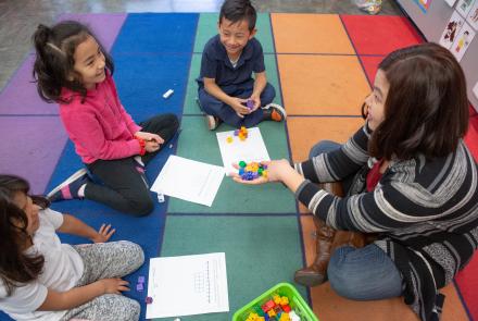 Kindergarten number cubes