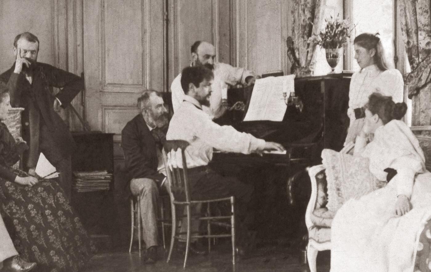 Debussy at the piano