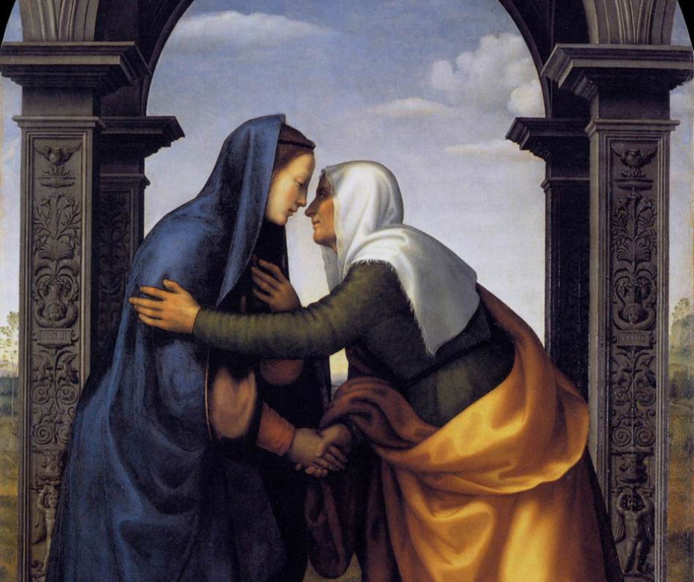 Visitation by Mariotto Albertinelli, 1503