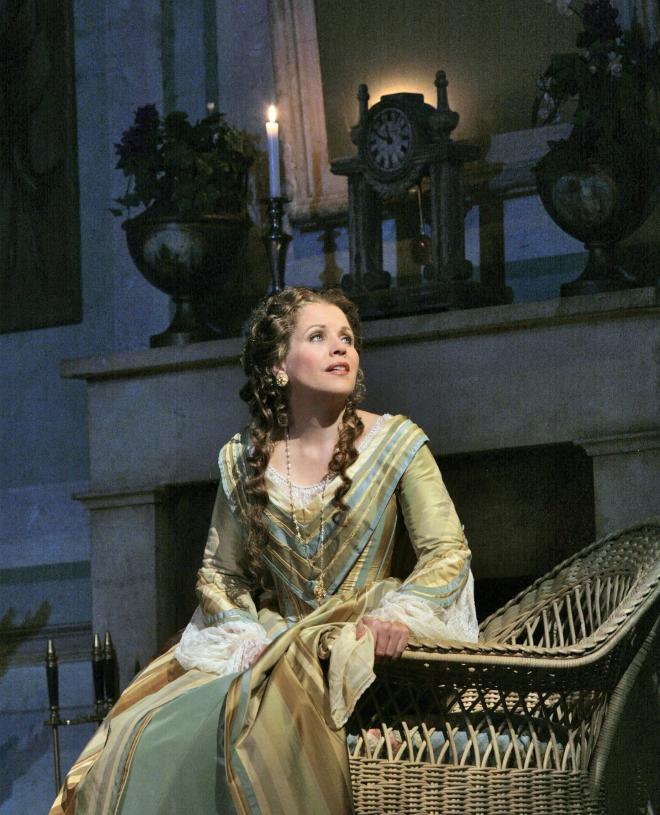 Renée Fleming as Violetta in Verdi’s “La Traviata.” Photo: Ken Howard/Metropolitan Opera